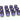 Monsoon Hardline Economy Compression Fittings, 3/8" x 1/2" 12-Pack - Purple