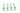 Monsoon Hardline Economy Compression Fittings, 3/8" x 1/2" 12-Pack - White