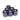 Monsoon Hardline Economy Compression Fittings, 3/8" x 1/2" 6-Pack - Purple