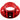 Monsoon MMRS Fill Drain Port Round Cap Spacer - Red
