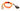 Monsoon Premium G 1 / 4 LED Plug - Orange