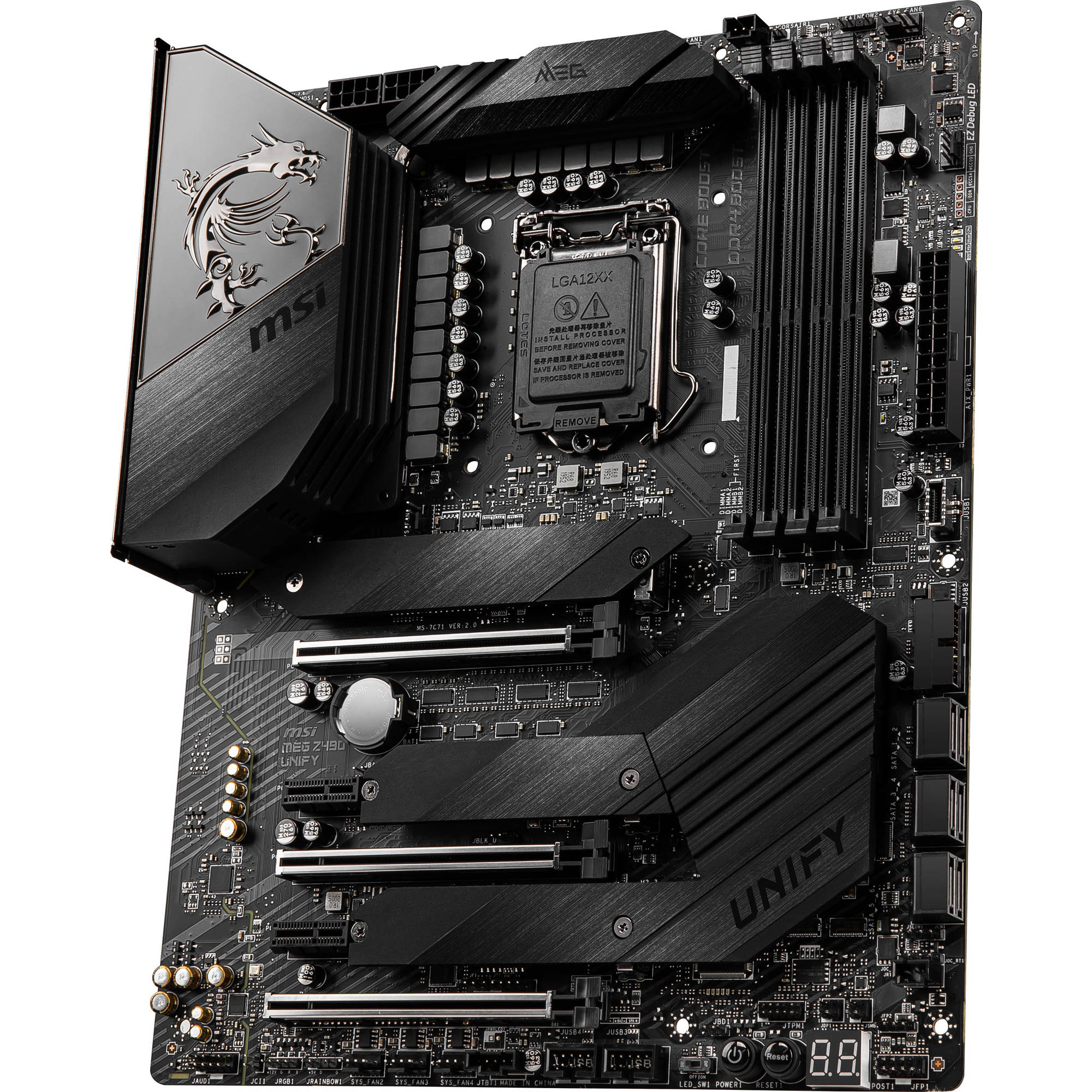 MSI MEG Z490 UNIFY ATX Motherboard - Thumbnail 2