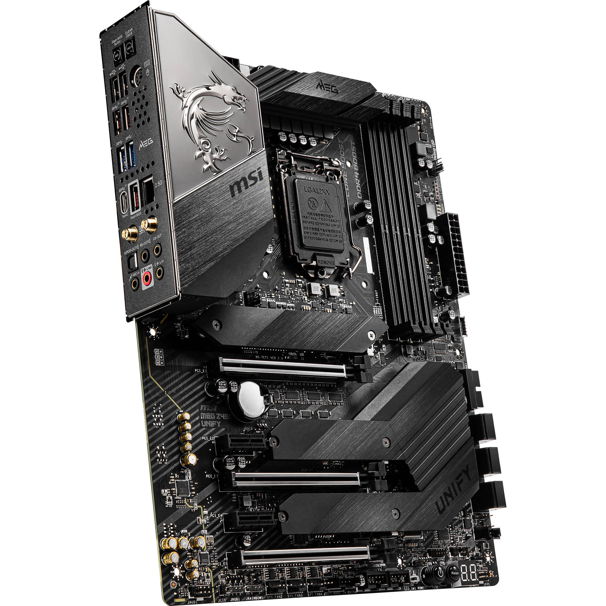 MSI MEG Z490 UNIFY ATX Motherboard - Thumbnail 5