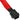 NZXT Single Sleeve 6 - Pin VGA (PCI - Express) Extension 10" - RedCB-6V-RD-D