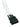 *** NEW *** NZXT Single Sleeved 4-Pin to 2 SATA Connector 8" - White