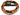 NZXT Sleeved LED Cable Kit - 1M - Orange
