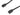 SATA 3.0 (6Gbit/s) Round Cable Straight to Straight - 10" - Black