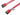 OKGEAR 36 inch SATA 3.0 Cable - Straight to Straight - UV Red