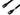 OKGEAR 8 inch SATA 3.0 Cable - Straight to Straight - Black