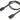 SATA 3.0 Round Cable - 18", Straight to Straight w/ Metal Latch - Black