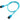 SATA 3.0 Round Cable - 18", Straight to Straight w/ Metal Latch - UV Blue