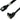 Serial ATA 2.0 300Mb/s Cable w/ Metal Latch - Straight to Right Angle - 12" - Black