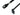 Serial ATA 3.0 600Mb/s Cable w/ Metal Latch - Straight to Left Angle - 10" - Black