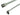 Serial ATA 3.0 600Mb/s Cable w/ Metal Latch - Straight to Right Angle - 18" - Silver Braided