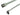 Serial ATA 3.0 600Mb/s Cable w/ Metal Latch - Straight to Right Angle - 36" - Clear Silver