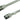 Serial ATA 3.0 600Mb/s Cable w/ Metal Latch - Straight to Straight - 18" - Clear Silver