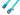 Serial ATA 3.0 600Mb/s Cable w/ Metal Latch - Straight to Straight - 24" - UV Blue