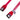 Serial ATA 3.0 600Mb/s Cable w/ Metal Latch - Straight to Straight - 24" - UV Red