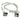 Serial ATA II 300Mb/s Cable w/ Metal Latch - Right Angle to Right Angle - 10" - Silver Braided