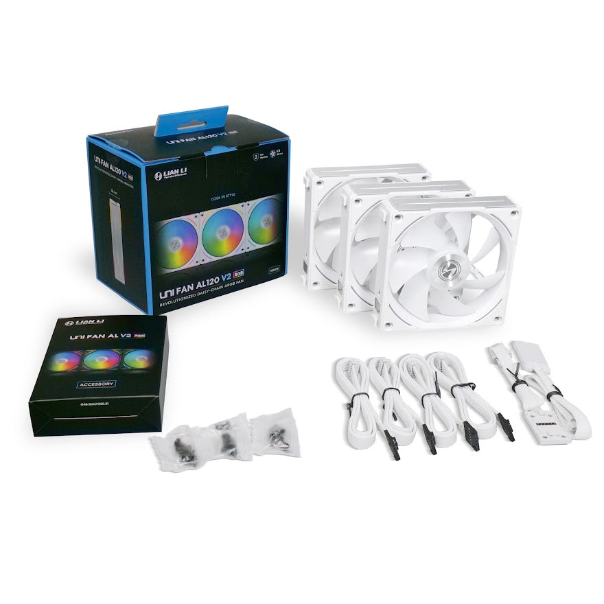 PC用ファン・クーラー Lian Li UNI FAN AL120 V2 RGB 3pack Amazon.com: Lian Li UNI Fan SL120 V2 RGB Black Triple Pack