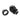 Phanteks 12mm Hard Tube Rotary Fitting 45 - BlackPH-RA45-BK12