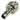 Phobya 10mm (3/8") Fitting G1/4 with O - Ring (High - Flow) - Ball Rotation - Silver NickelPH-63268