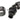 Phobya 13/10mm (10x1.5mm) Compression Fitting 45° Revolvable G1/4 - Knurling Black NickelPH-62251