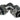 Phobya 13/10mm (10x1.5mm) Compression Fitting 90° Revolvable Outer Thread 1/4 - Black Nickel