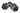 Phobya 13/10mm (10x1.5mm) Compression Fitting 90° Revolvable Outer Thread 1/4 - Black Nickel