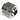 Phobya 13/10mm (10x1.5mm) Compression Fitting Outer Thread 1/4 - Compact - Silver