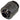 Phobya 13/10mm (10x1.5mm) Compression Fitting Outer Thread 3/8'' - Knurled - Black Nickel