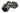 Phobya 13/10mm L-Hose Connector Knurled - Black Nickel