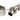Phobya 16/13mm Compression Fitting 45° Revolvable G1/4 - Knurled - Silver NickelPH-62335