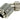Phobya 16/13mm Compression Fitting 45° Revolvable G1/4 - Knurled - Silver NickelPH-62335