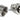 Phobya 16/13mm Compression Fitting Straight G1/4" - Compact - Silver Nickel PlatedPH-62083