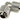 Phobya 16/13mm L Hose Connector - Knurled - Silver Nickel