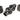 Phobya 16/13mm Straight Bulkhead Fitting - Knurled  - Black NickelPH-65101