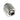 Phobya 19/13mm (1/2 - 3/4") Compression Fitting Straight G1/4 - Compact - Silver Nickel PlatedPH-62214