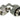 Phobya 8/6mm (6x1mm) Compression Fitting G1/4 90° Revolvable