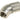 Phobya Angled 45° Adaptor Revolvable G1/4" Inner to G1/4" Inner Thread - Round - Silver Nickel PlatePH-64171
