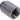Phobya Extension G1/4 to G1/4 - 25mm - Knurled - Black Nickel Plated