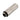 Phobya Extension G1/4 to G1/4 - 50mm - Knurled - Silver Nickel Plated