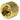 Phobya Extension G1/4 to G1/4 - Knurled - Gold Plated