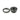 Phobya Fillport Black Nickel - Knurled - UniversalPH-45247