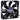 Phobya G-Silent 12 1600rpm Black Silent Edition ( 120x120x25mm )