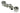 Phobya L 16/10mm Hose Connectors - Compact - Silver NickelPH-62398