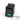 Phobya Rectangular Toggle Switch - Black with Green LED - Unipolar