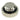 Phobya Screw-In Seal Cap G1/4 Inch - Knurled - High Profile - Silver