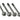 Phobya Screw UNC 6-32 x 30 Cross-Slotted Black Nickel (4pcs)