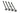 Phobya Screw UNC 6-32 x 40 Cross-Slotted Black Nickel (4pcs)